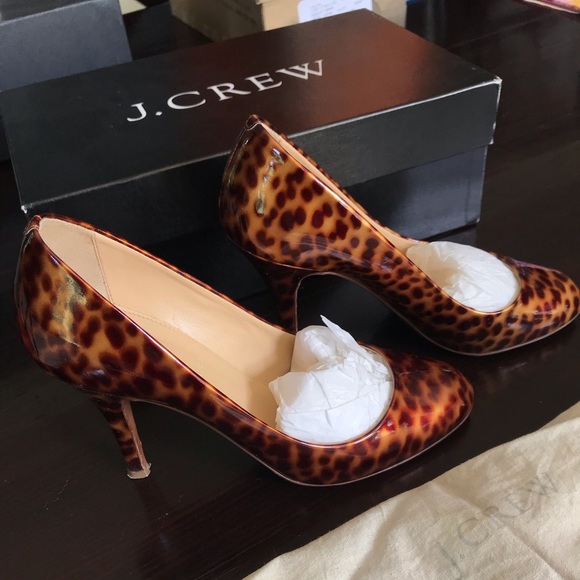 NEED GONE. MAKE AN OFFER J.Crew Tortoise Pumps - Picture 1 of 6